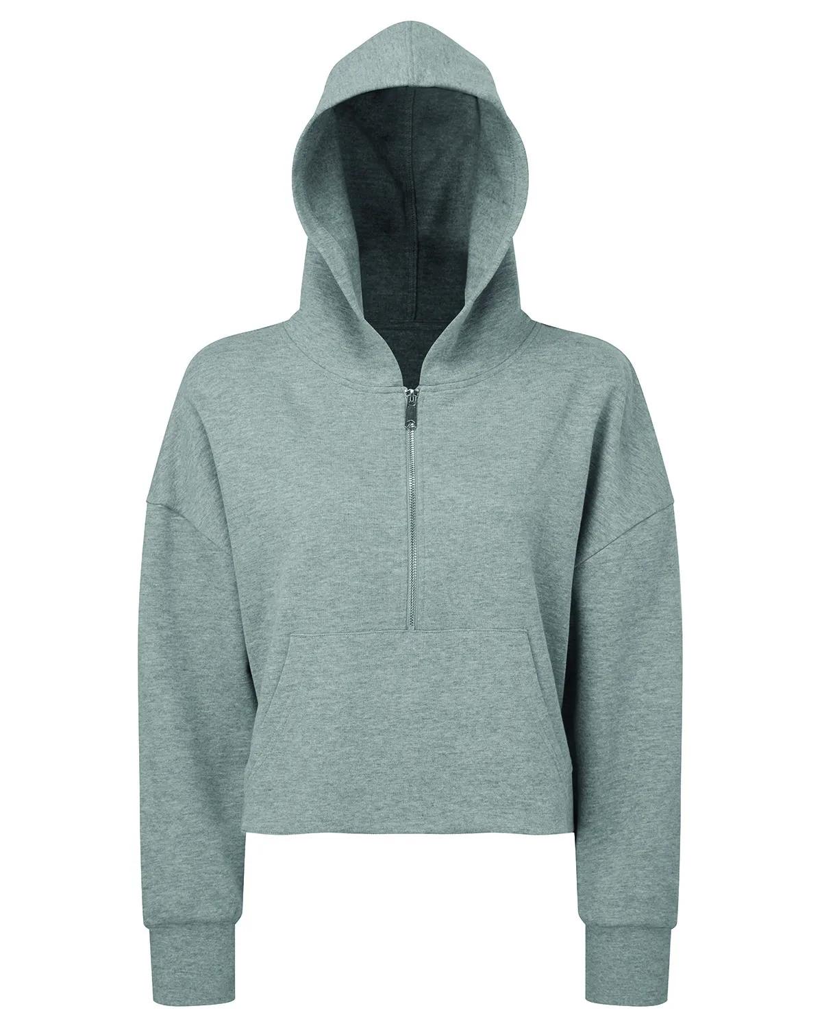 Ladies' Alice Half-Zip Hooded Sweatshirt 27 of 40