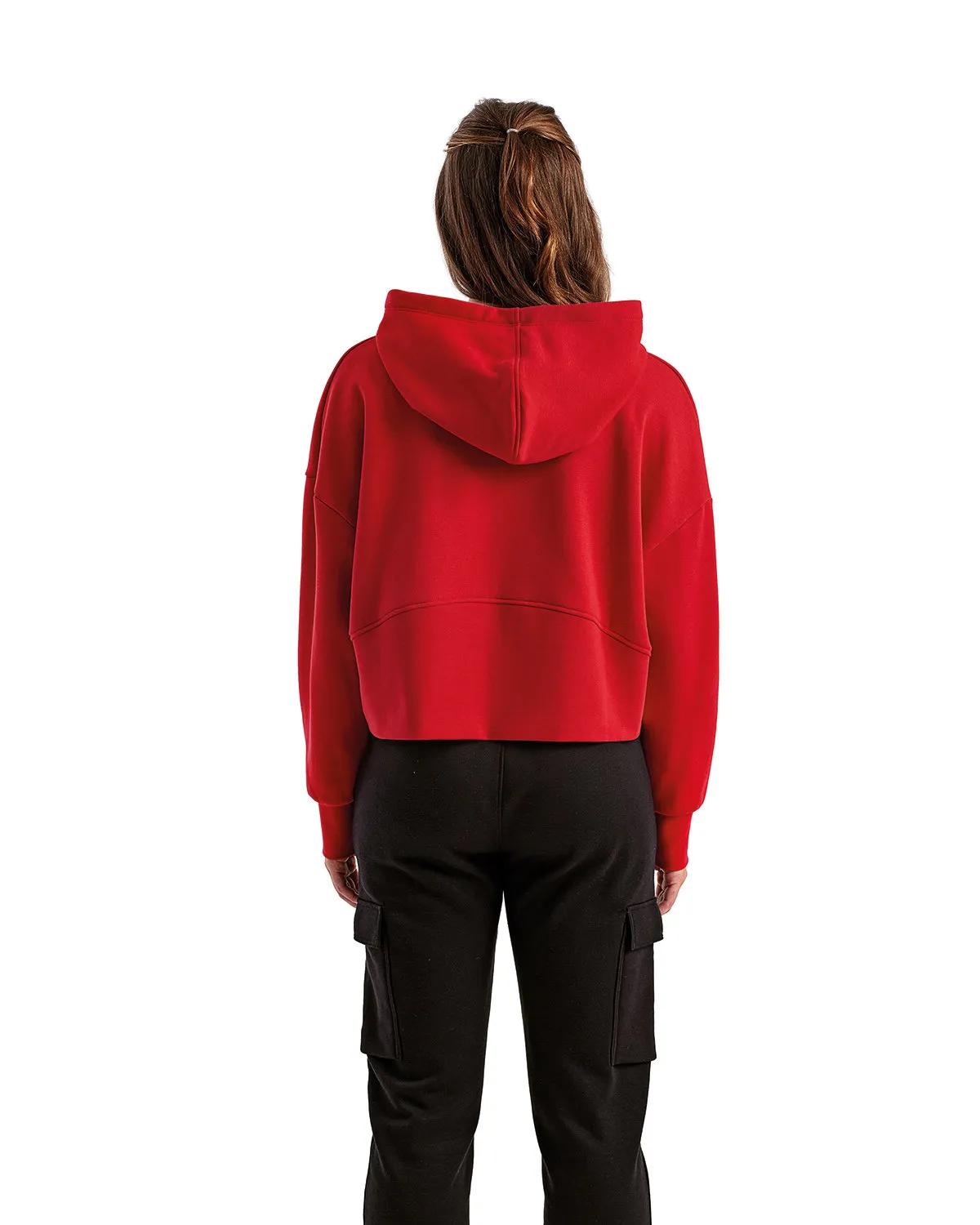 Ladies' Alice Half-Zip Hooded Sweatshirt 36 of 40