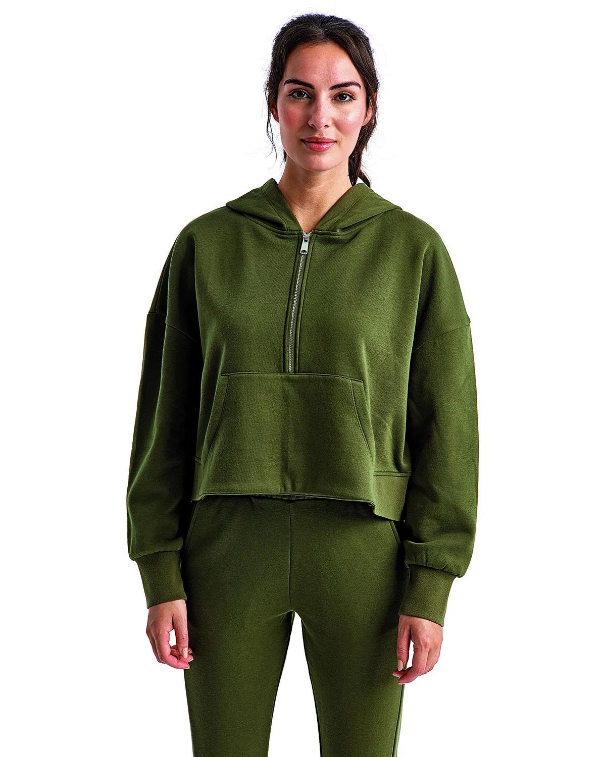 Ladies' Alice Half-Zip Hooded Sweatshirt 2 of 40