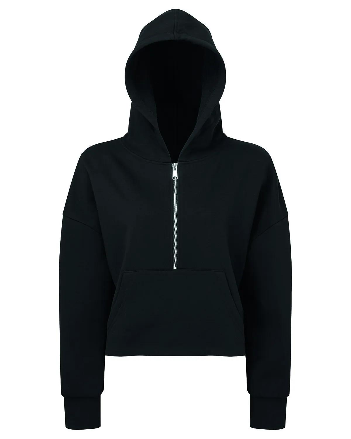 Ladies' Alice Half-Zip Hooded Sweatshirt 36 of 40