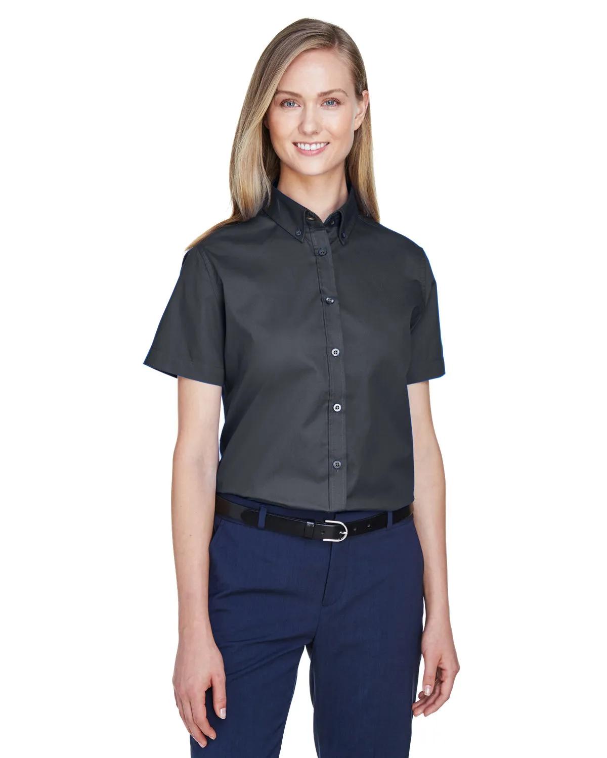 Ladies' Optimum Short-Sleeve Twill Shirt 1 of 41