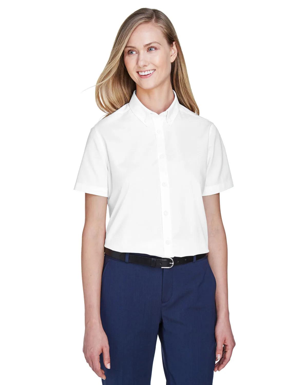 Ladies' Optimum Short-Sleeve Twill Shirt 2 of 41
