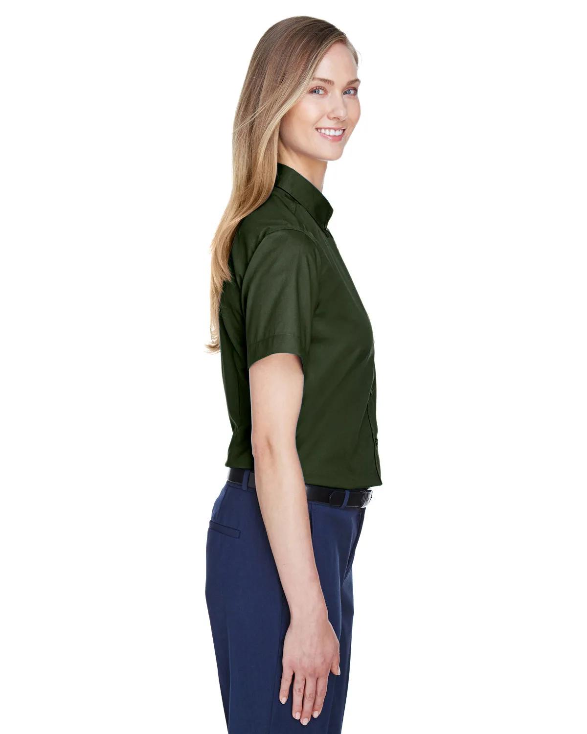 Ladies' Optimum Short-Sleeve Twill Shirt 14 of 41