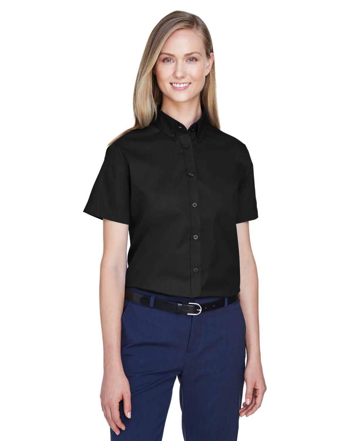 Ladies' Optimum Short-Sleeve Twill Shirt 3 of 41