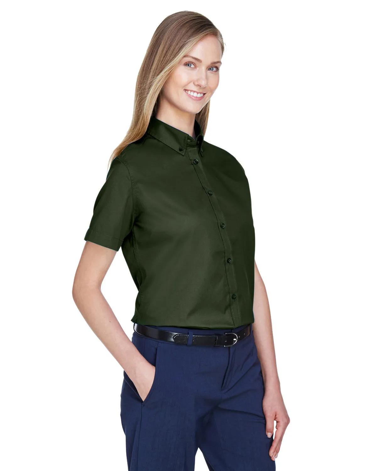 Ladies' Optimum Short-Sleeve Twill Shirt 9 of 41