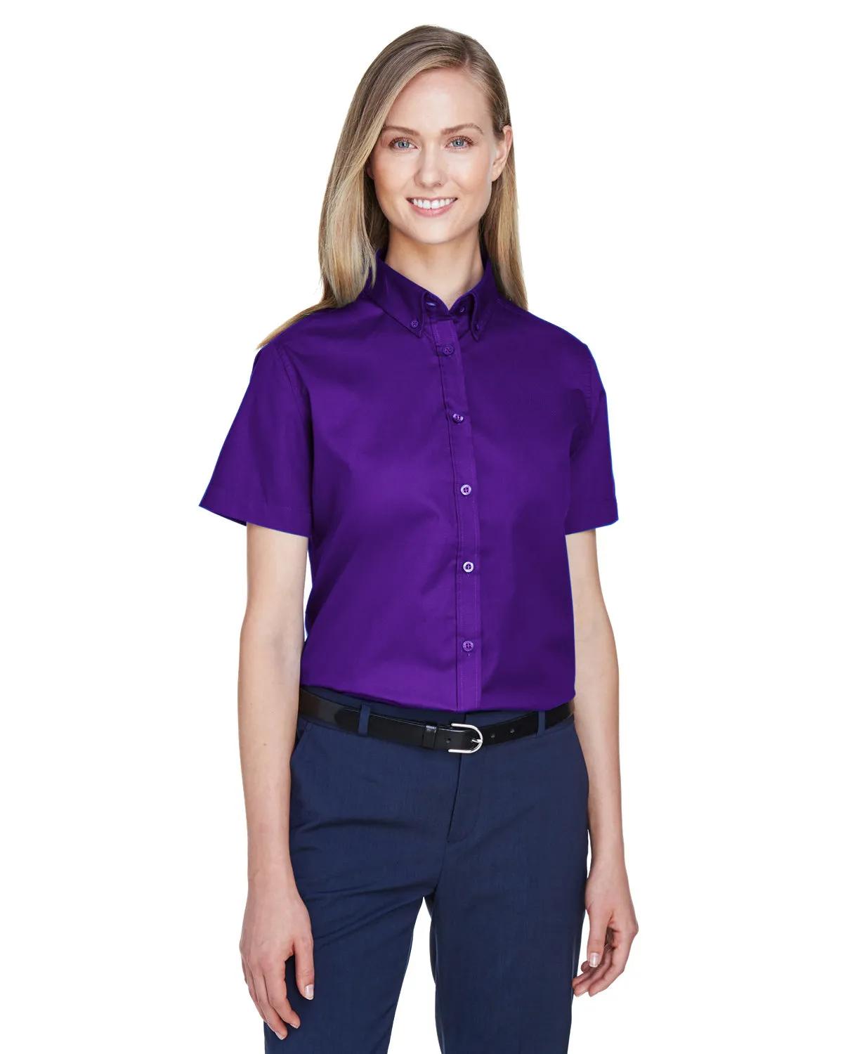 Ladies' Optimum Short-Sleeve Twill Shirt