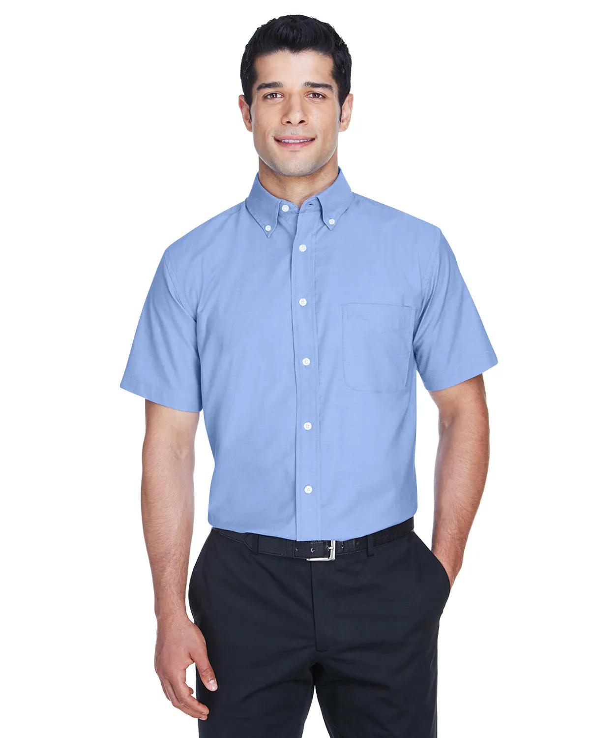 Men's Short-Sleeve Oxford with Stain-Release 3 of 27