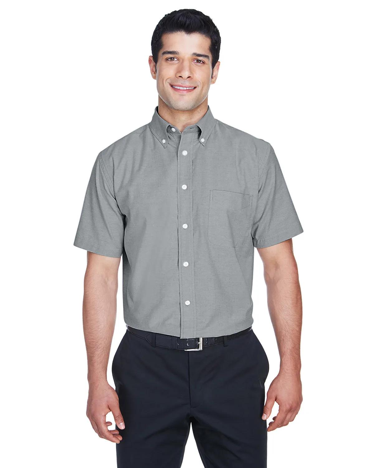 Men's Short-Sleeve Oxford with Stain-Release 2 of 27