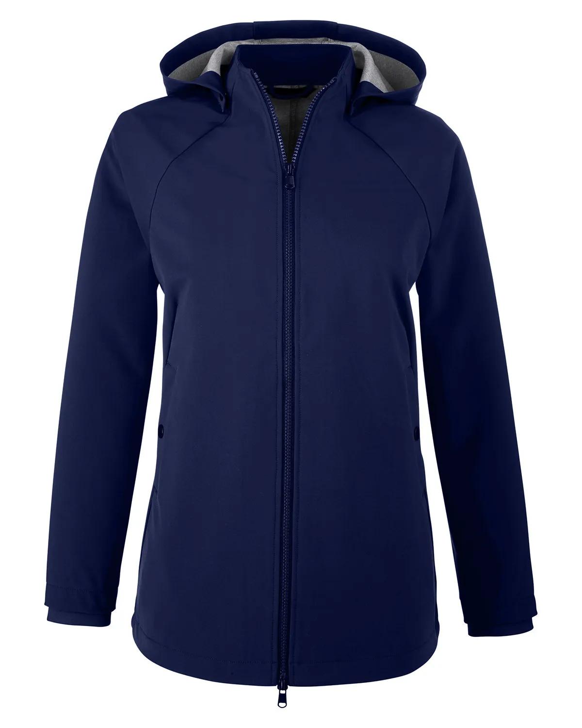 Ladies' City Hybrid Soft Shell Hooded Jacket 22 of 29