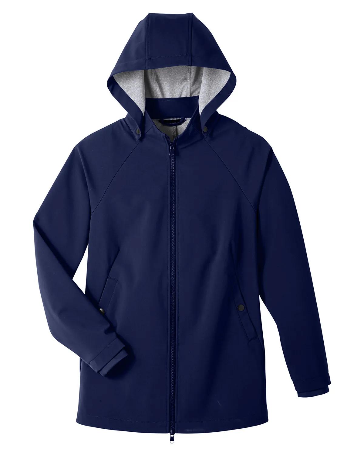 Ladies' City Hybrid Soft Shell Hooded Jacket 22 of 29