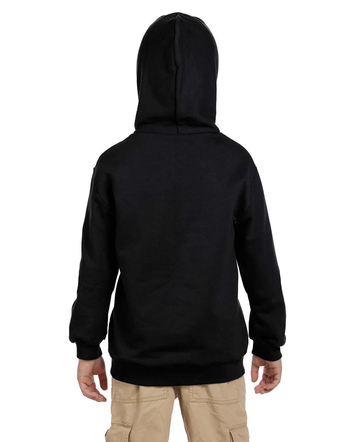 Youth Powerblend® Pullover Hooded Sweatshirt 5 of 16