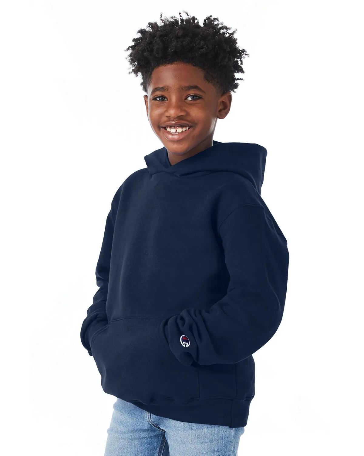 Youth Powerblend® Pullover Hooded Sweatshirt 3 of 16