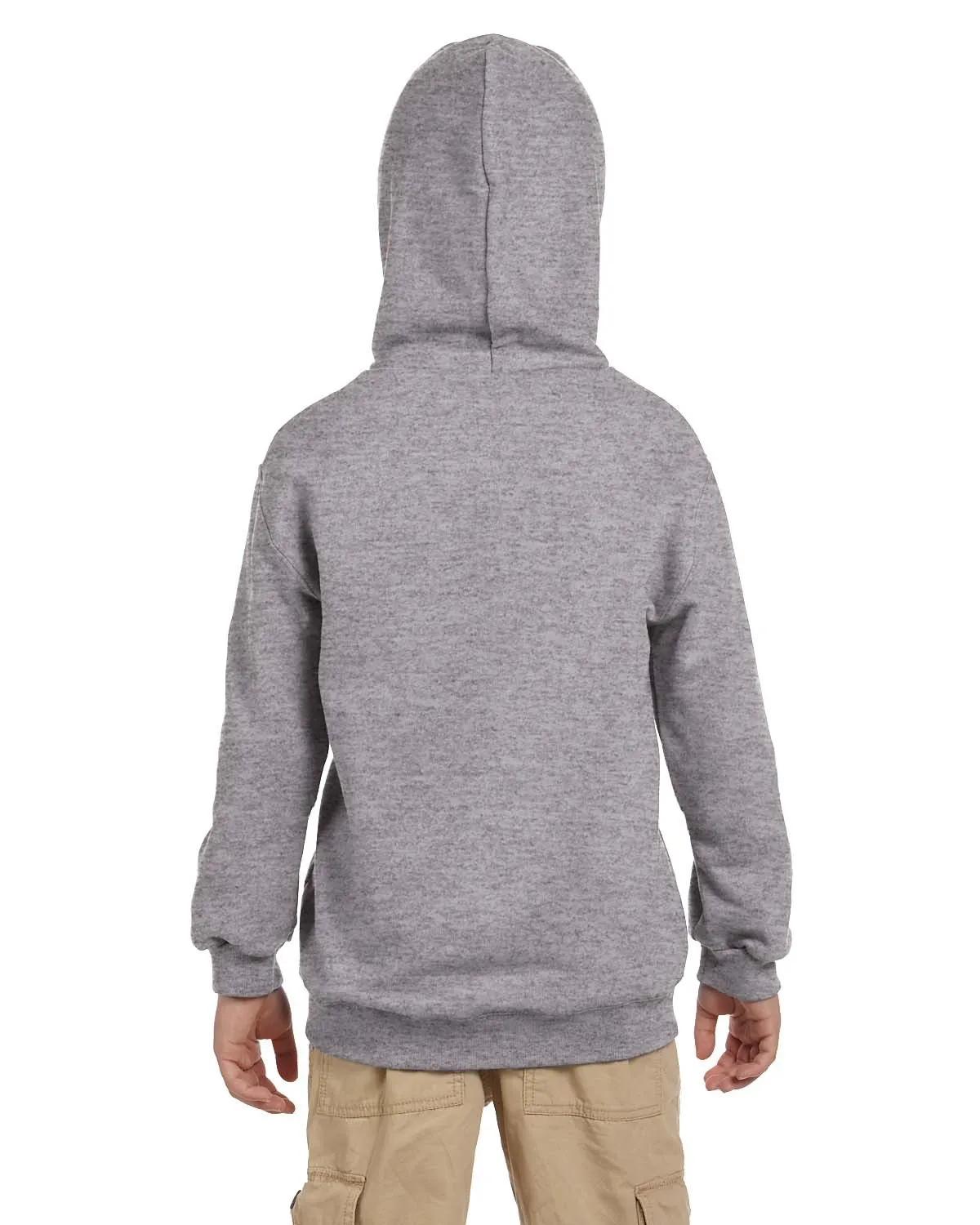 Youth Powerblend® Pullover Hooded Sweatshirt 9 of 16