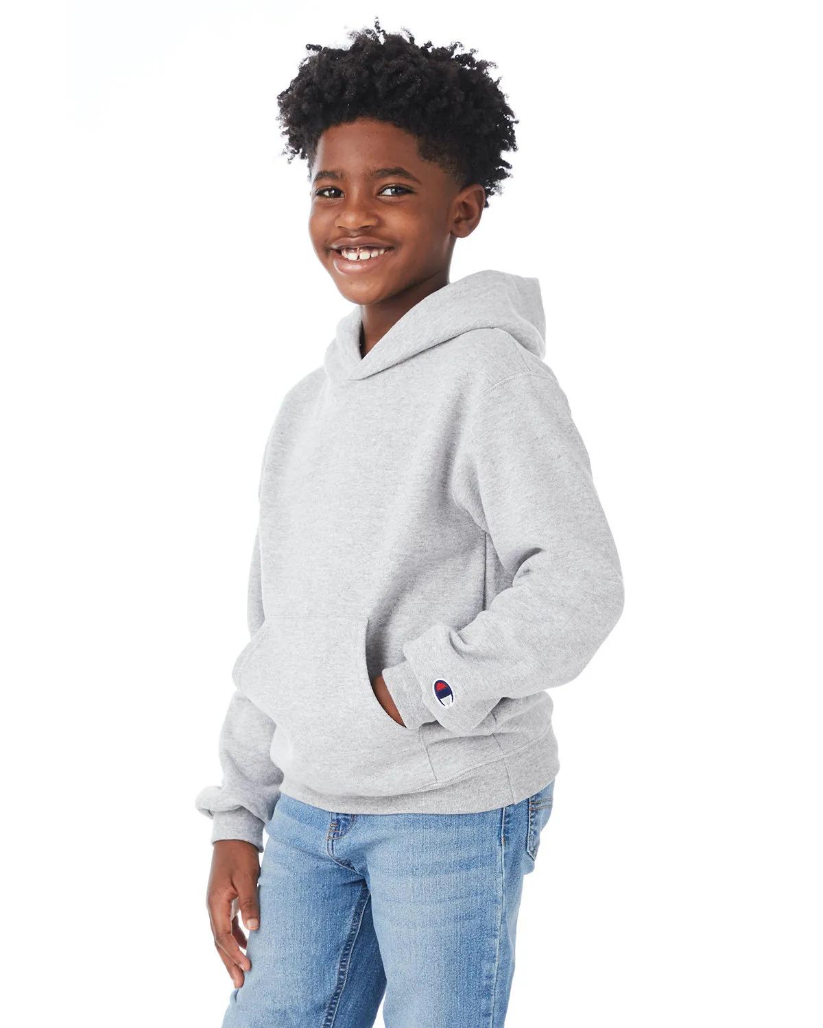Youth Powerblend® Pullover Hooded Sweatshirt 8 of 16