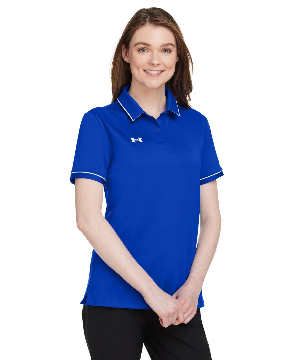 Ladies' Tipped Teams Performance Polo 45 of 53