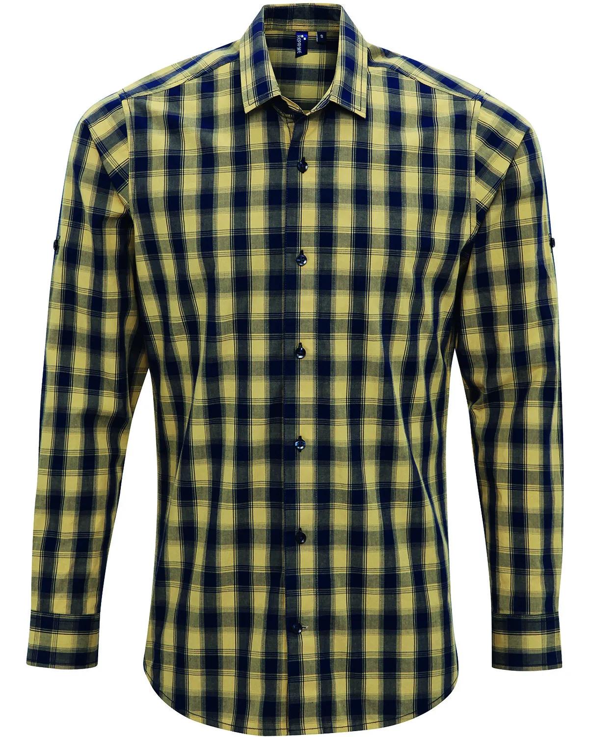 Men's Mulligan Check Long-Sleeve Cotton Shirt 12 of 23