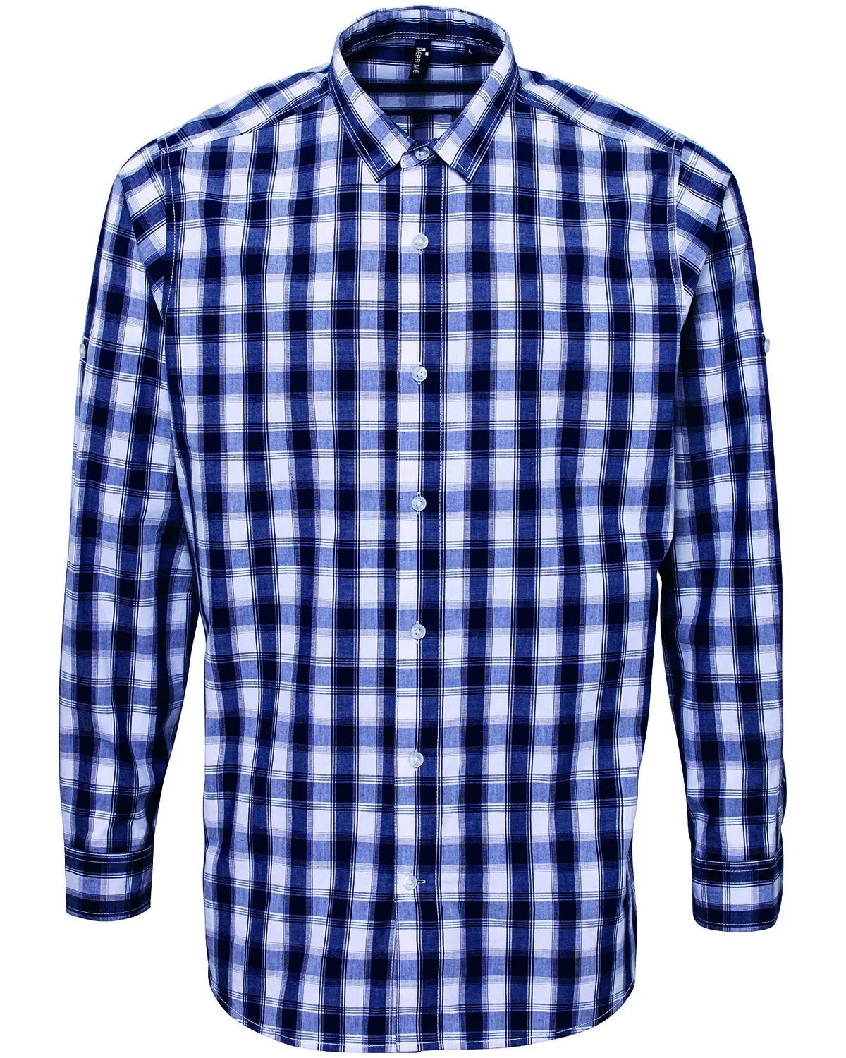 Men's Mulligan Check Long-Sleeve Cotton Shirt 22 of 23