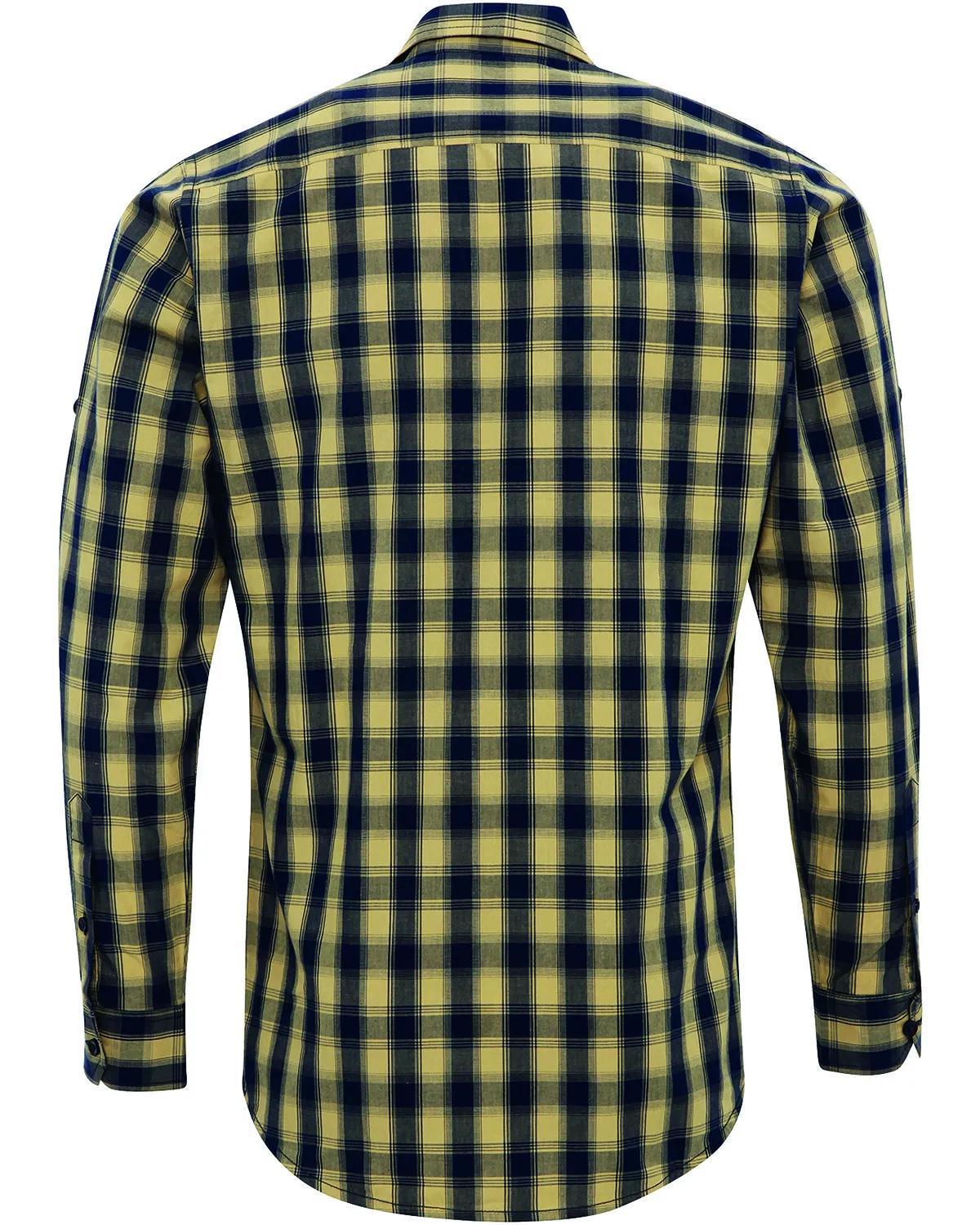 Men's Mulligan Check Long-Sleeve Cotton Shirt 13 of 23