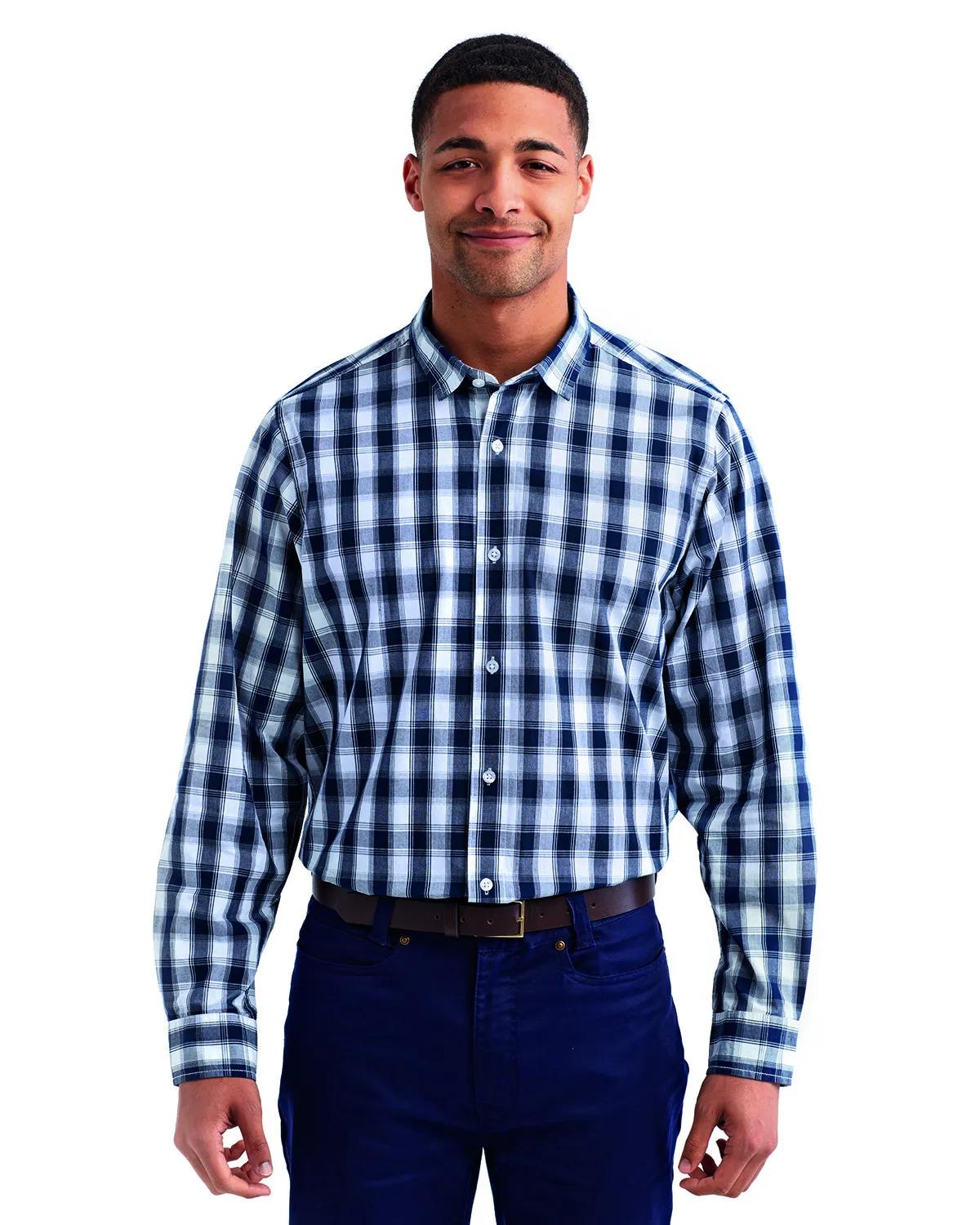 Men's Mulligan Check Long-Sleeve Cotton Shirt