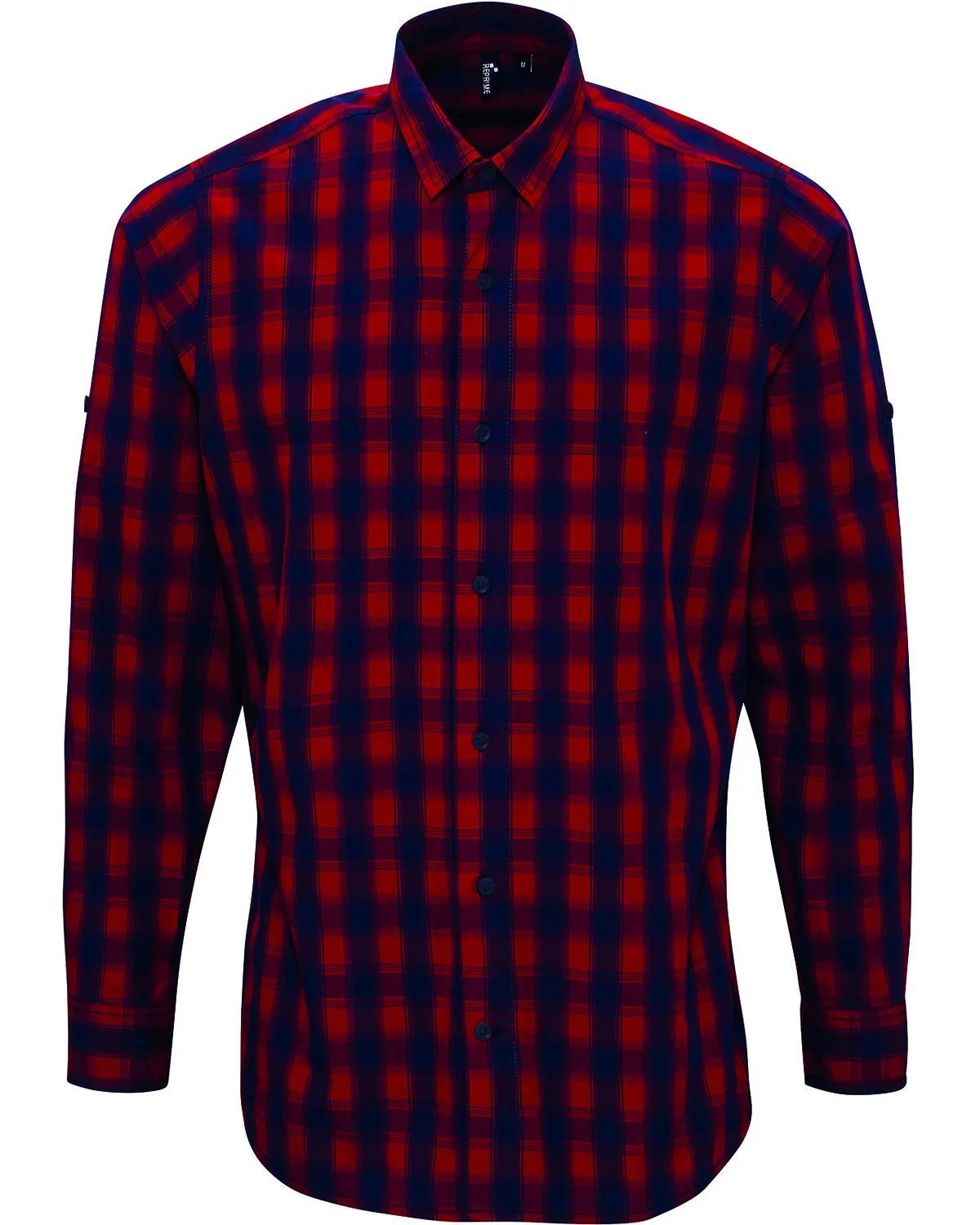 Men's Mulligan Check Long-Sleeve Cotton Shirt 9 of 23