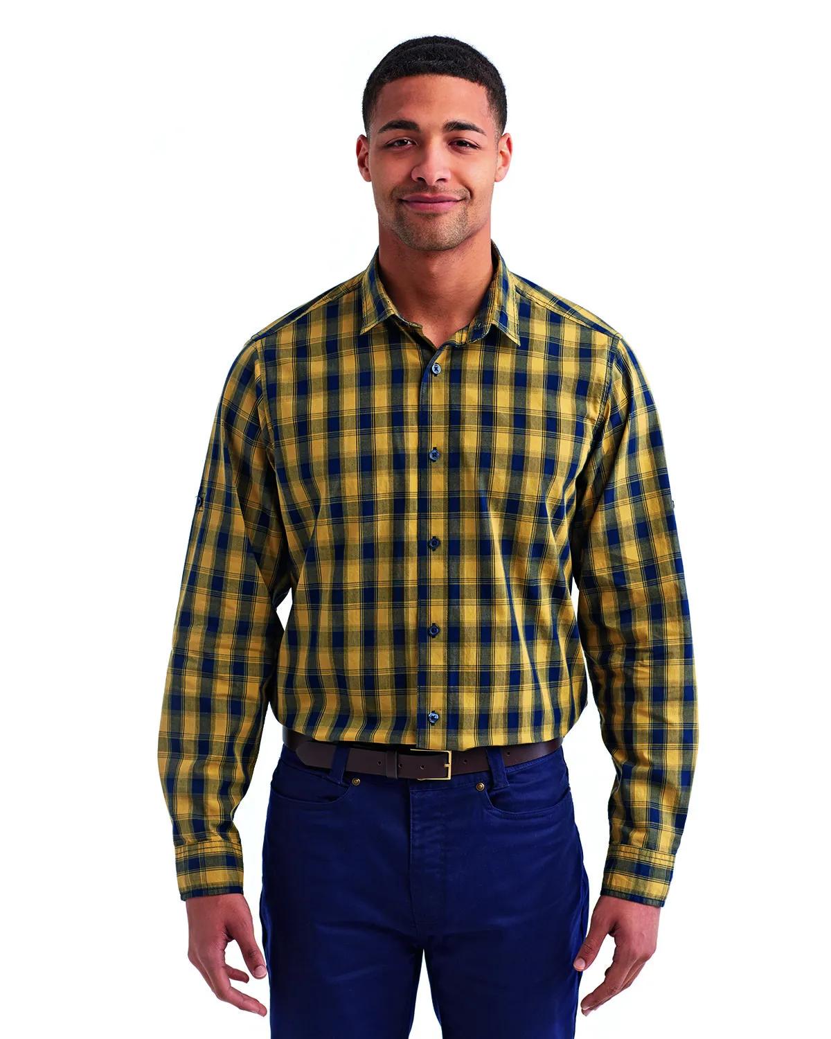 Men's Mulligan Check Long-Sleeve Cotton Shirt 1 of 23