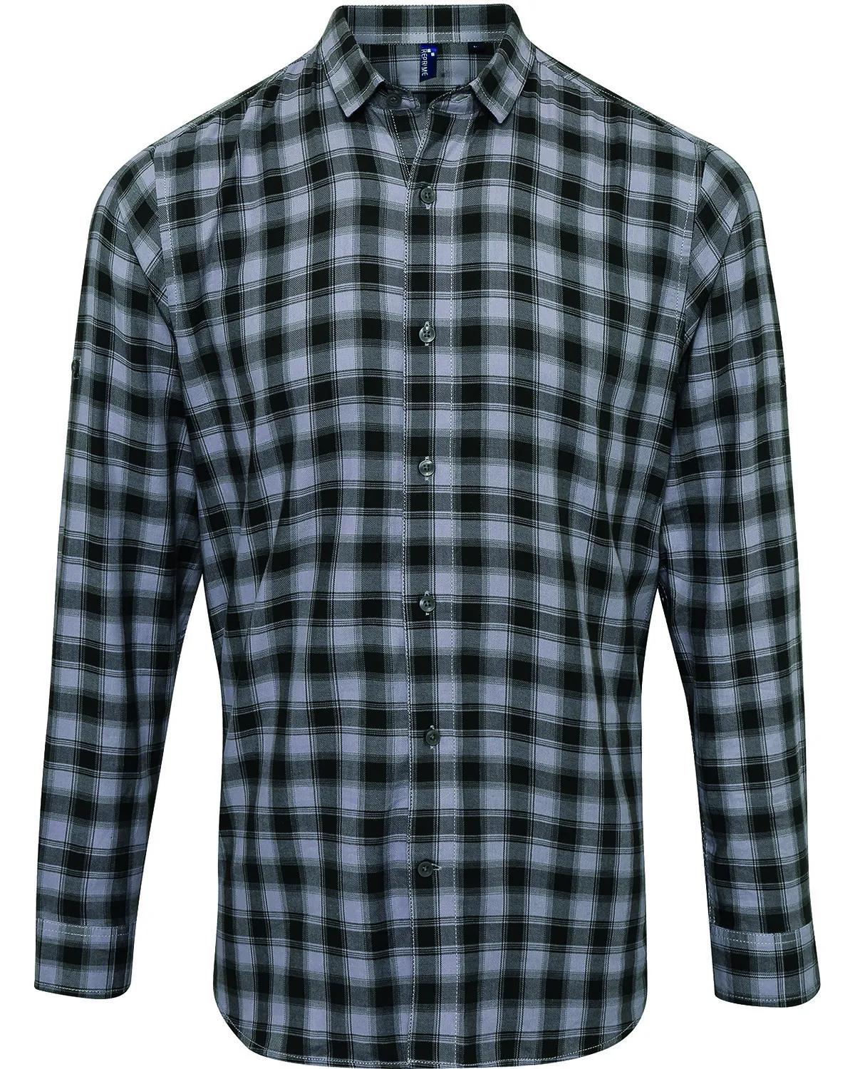 Men's Mulligan Check Long-Sleeve Cotton Shirt 17 of 23