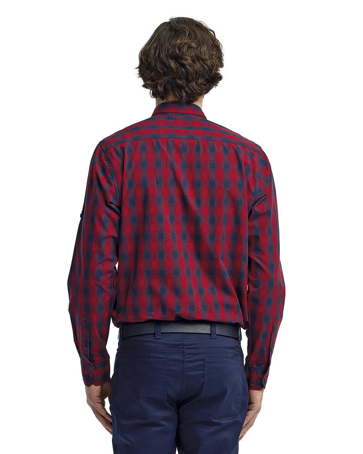 Men's Mulligan Check Long-Sleeve Cotton Shirt 7 of 23