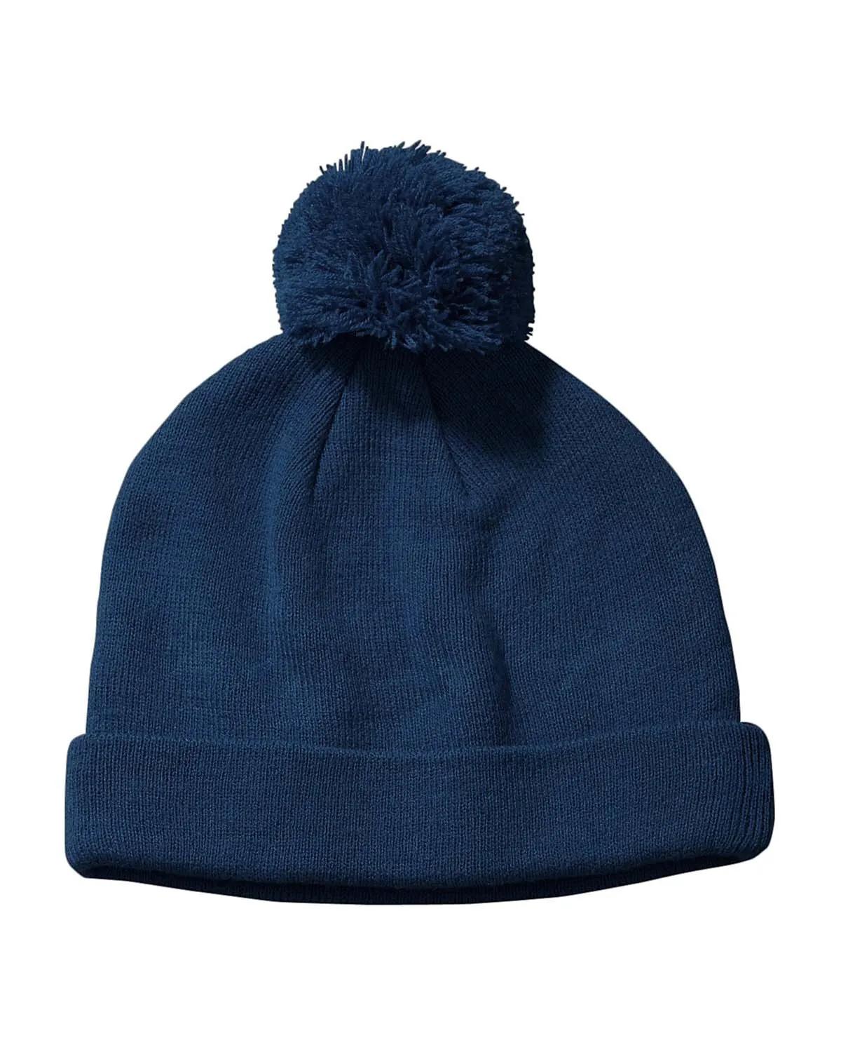 Knit Pom Beanie 2 of 2
