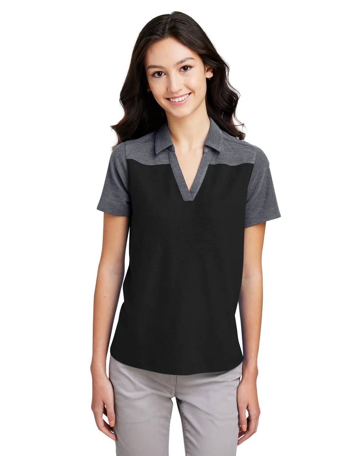 Ladies' Fusion ChromaSoft Colorblock Polo