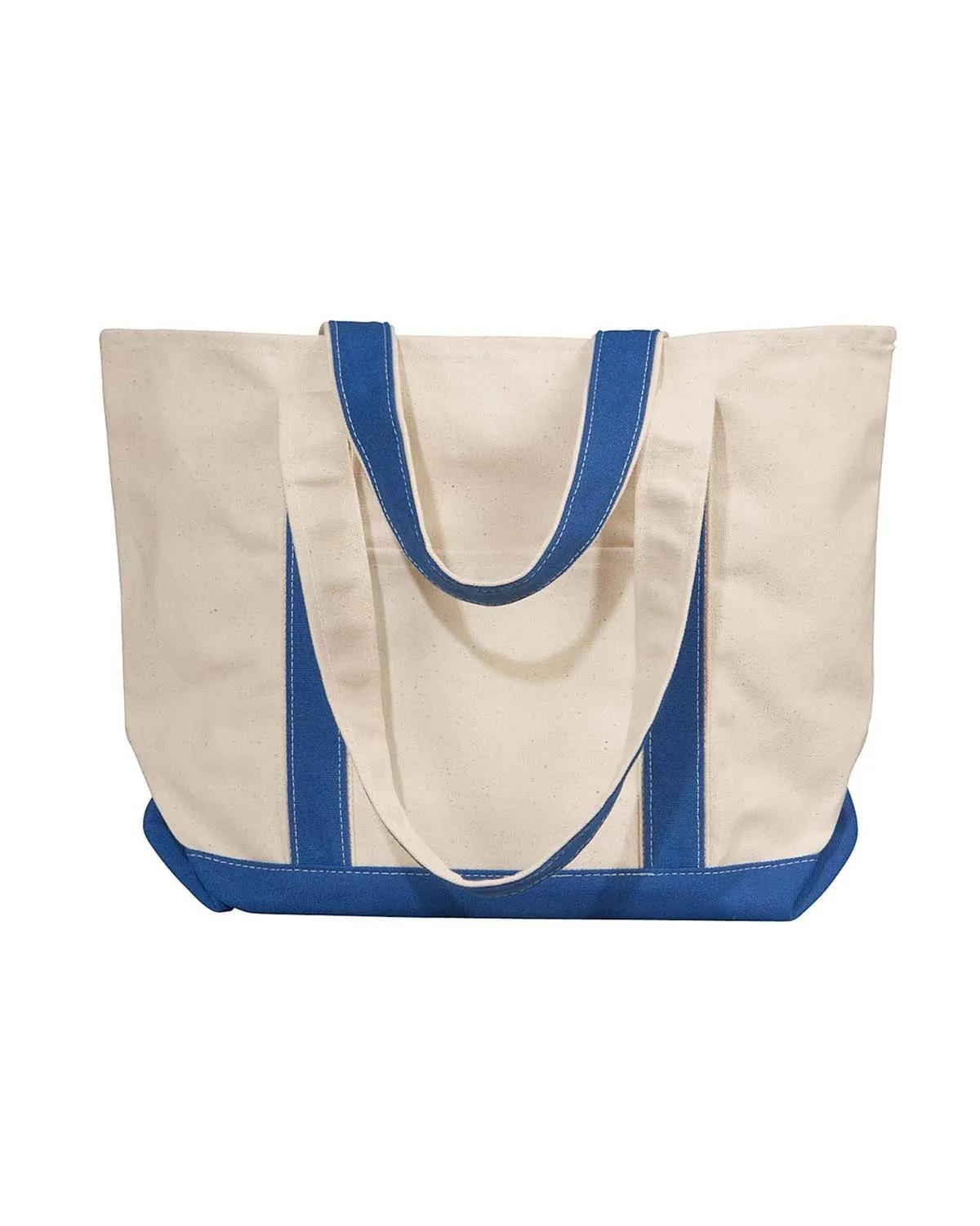 Windward Large Cotton Canvas Classic Resort Tote 2 of 5