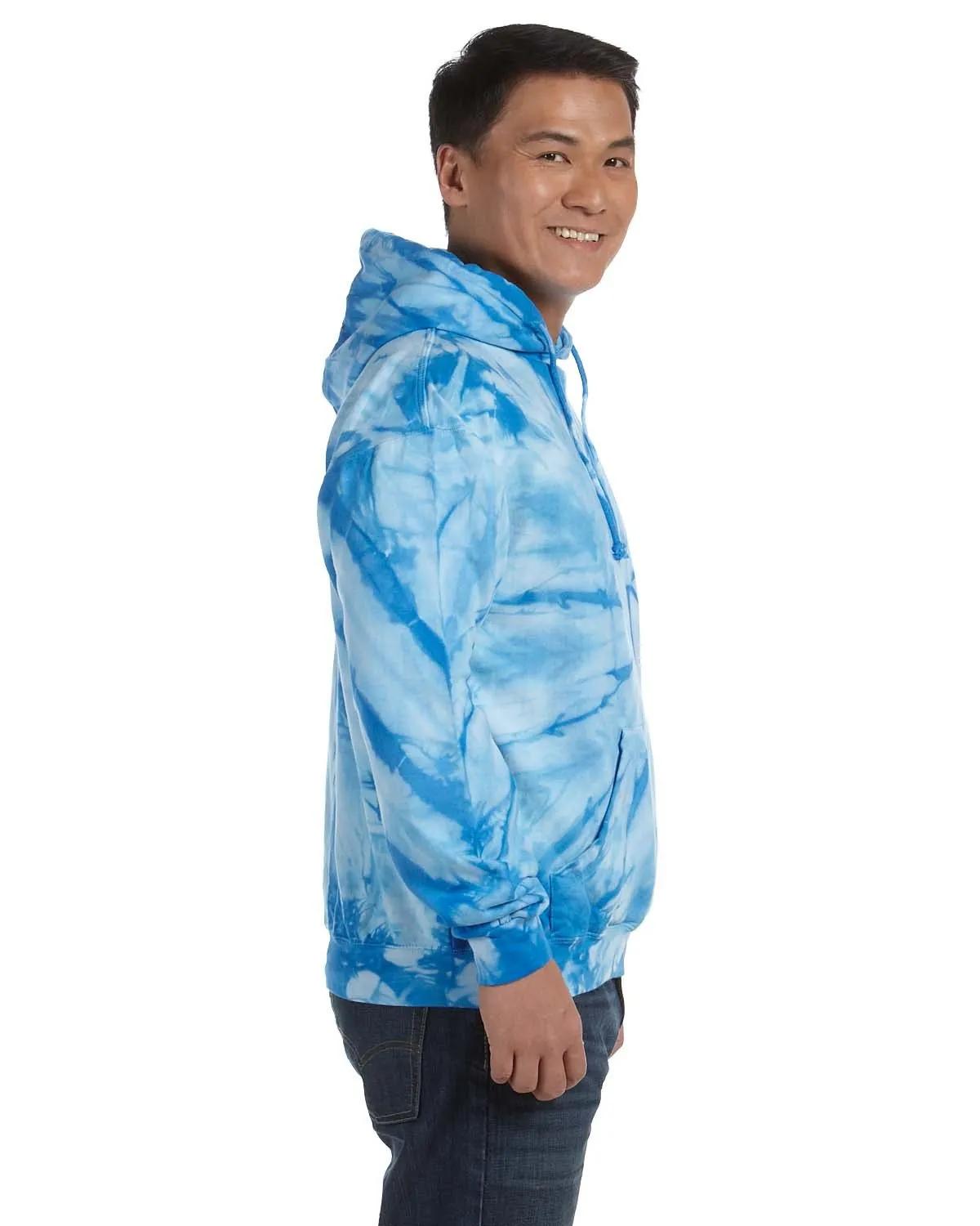 Adult Tie-Dyed Pullover Hooded Sweatshirt 40 of 43