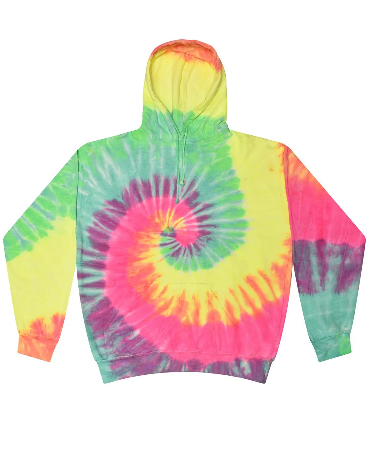 Adult Tie-Dyed Pullover Hooded Sweatshirt 16 of 43