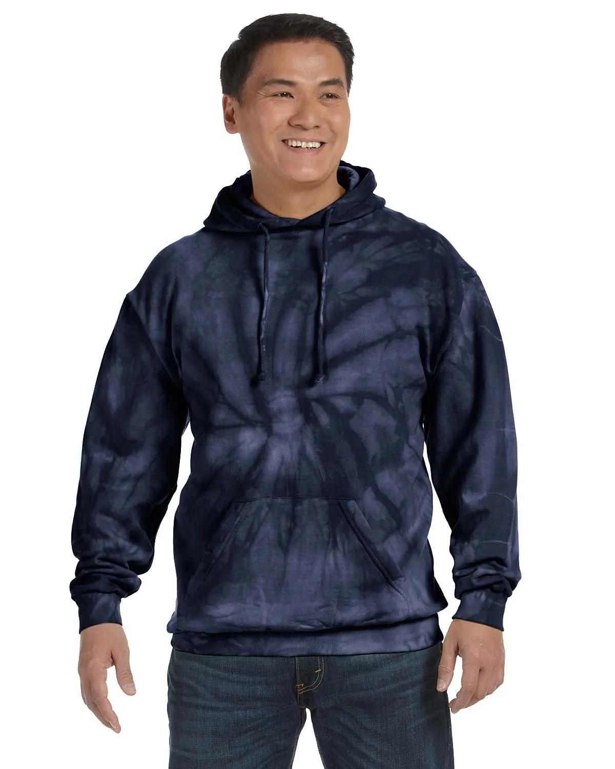 Adult Tie-Dyed Pullover Hooded Sweatshirt 20 of 43