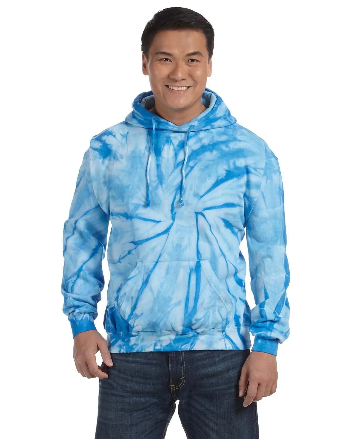 Adult Tie-Dyed Pullover Hooded Sweatshirt 12 of 43