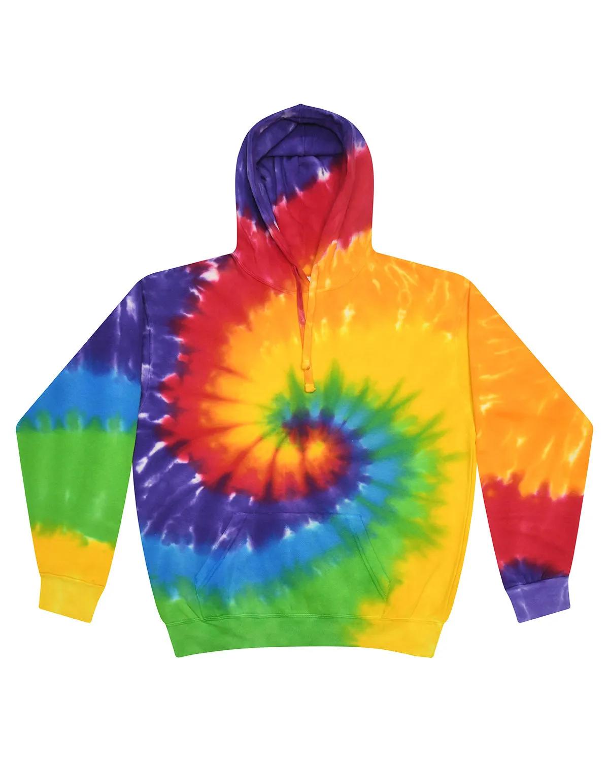 Adult Tie-Dyed Pullover Hooded Sweatshirt 4 of 43