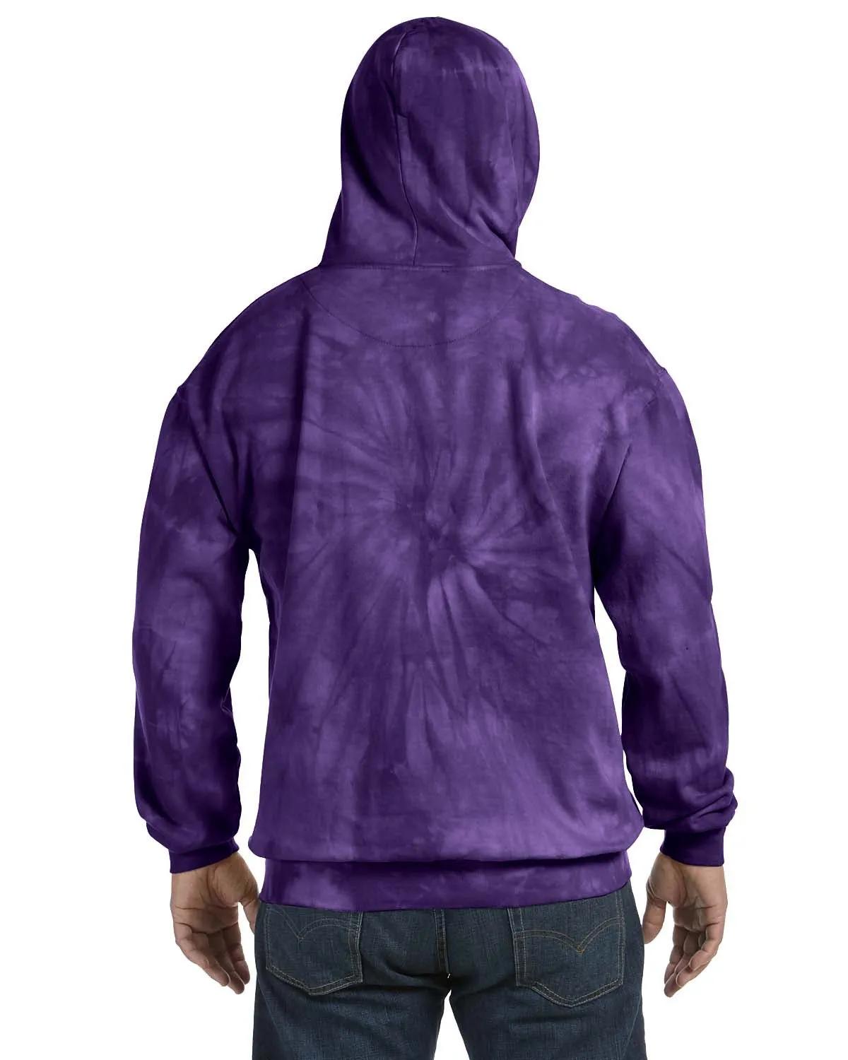 Adult Tie-Dyed Pullover Hooded Sweatshirt 37 of 43