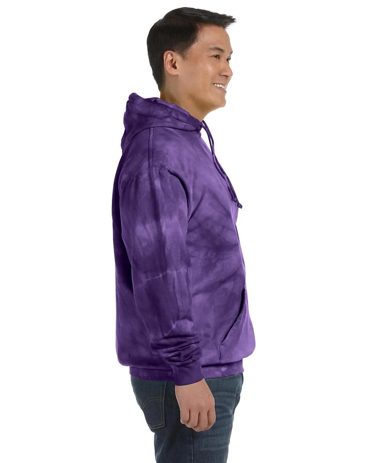 Adult Tie-Dyed Pullover Hooded Sweatshirt 39 of 43