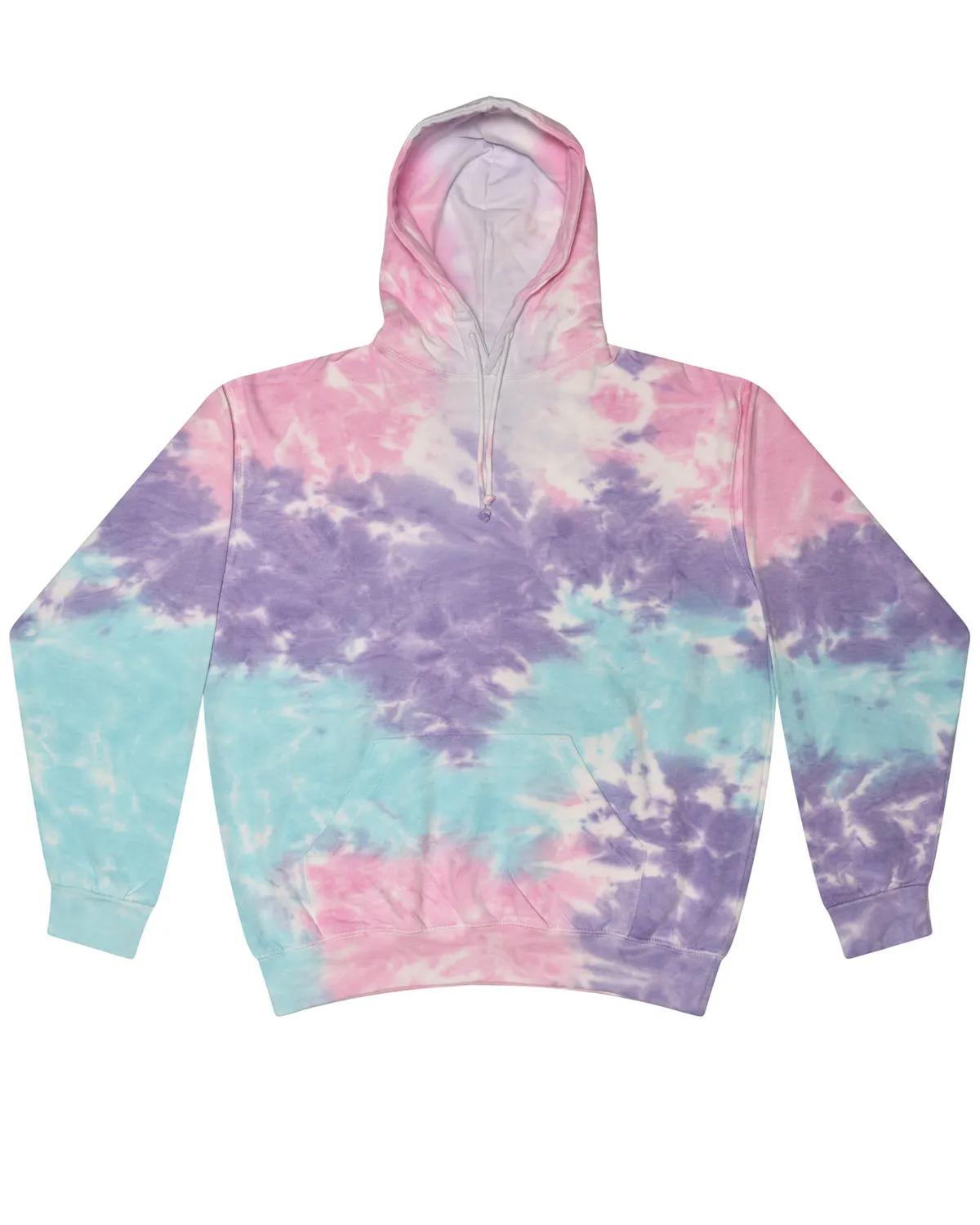 Adult Tie-Dyed Pullover Hooded Sweatshirt 24 of 43