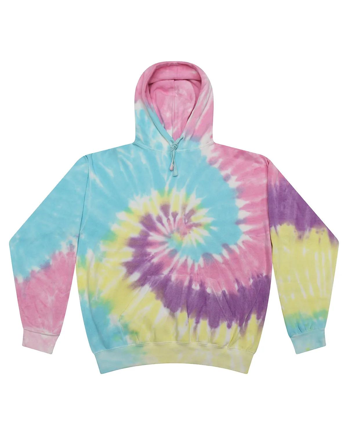 Adult Tie-Dyed Pullover Hooded Sweatshirt 12 of 43