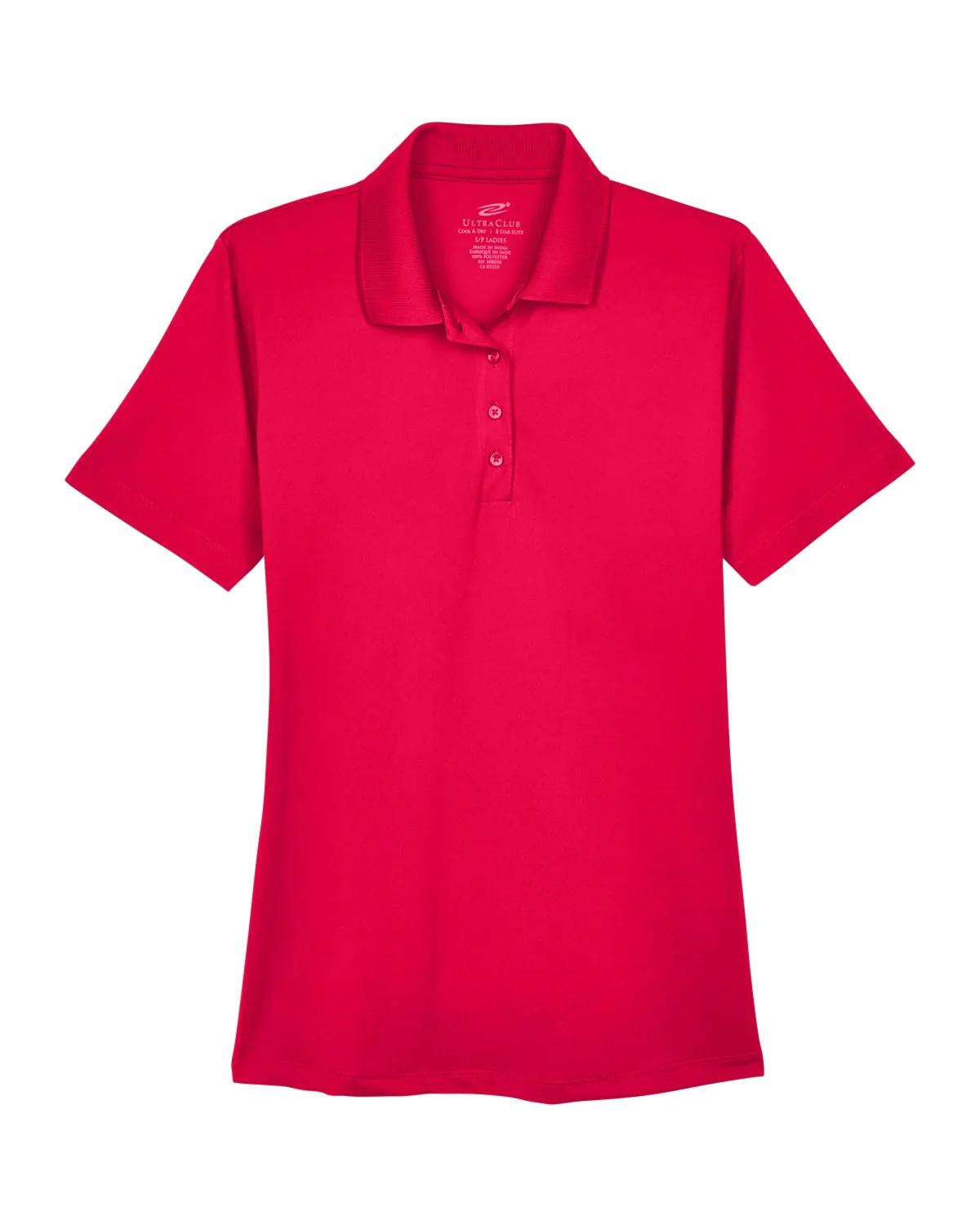 Ladies' Cool & Dry 8-Star Elite Performance Interlock Polo 16 of 62