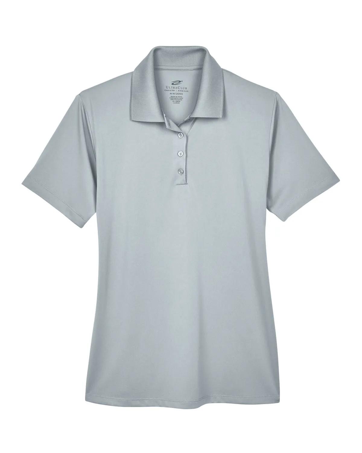 Ladies' Cool & Dry 8-Star Elite Performance Interlock Polo 51 of 62