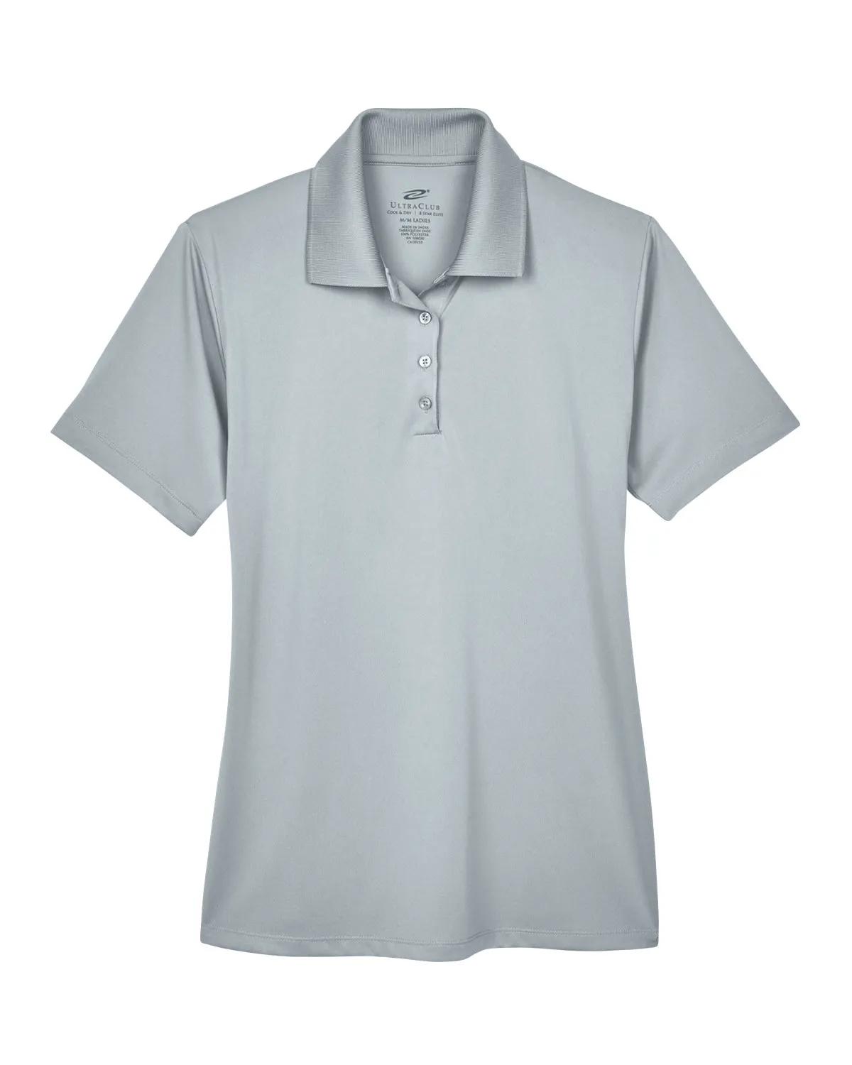 Ladies' Cool & Dry 8-Star Elite Performance Interlock Polo 60 of 62