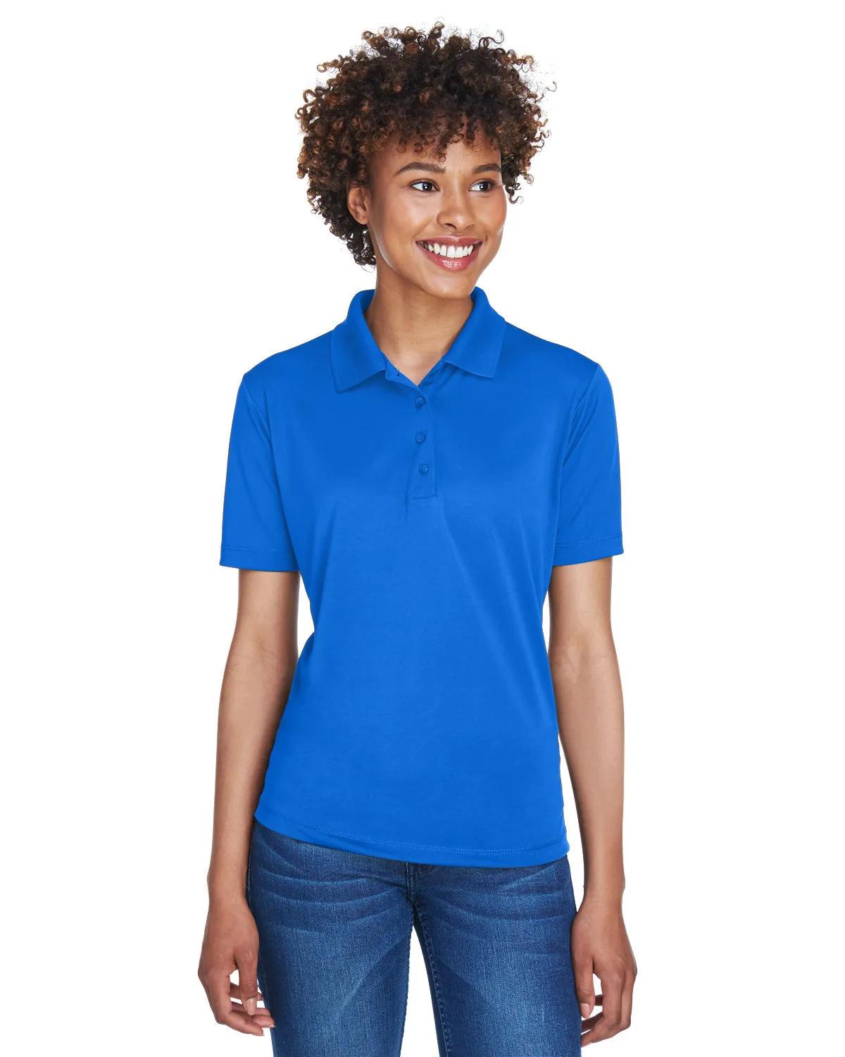 Ladies' Cool & Dry 8-Star Elite Performance Interlock Polo 4 of 62