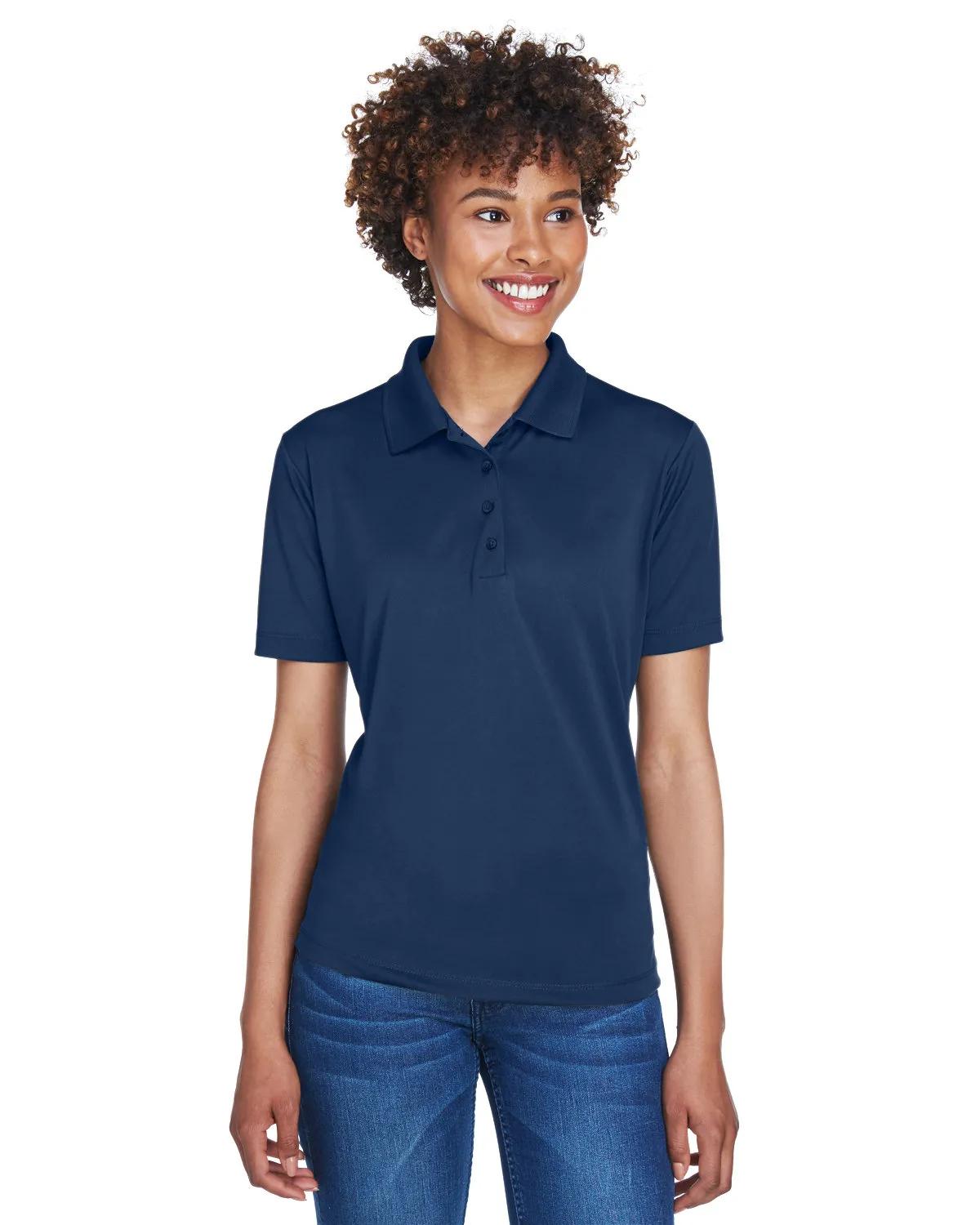 Ladies' Cool & Dry 8-Star Elite Performance Interlock Polo 2 of 62