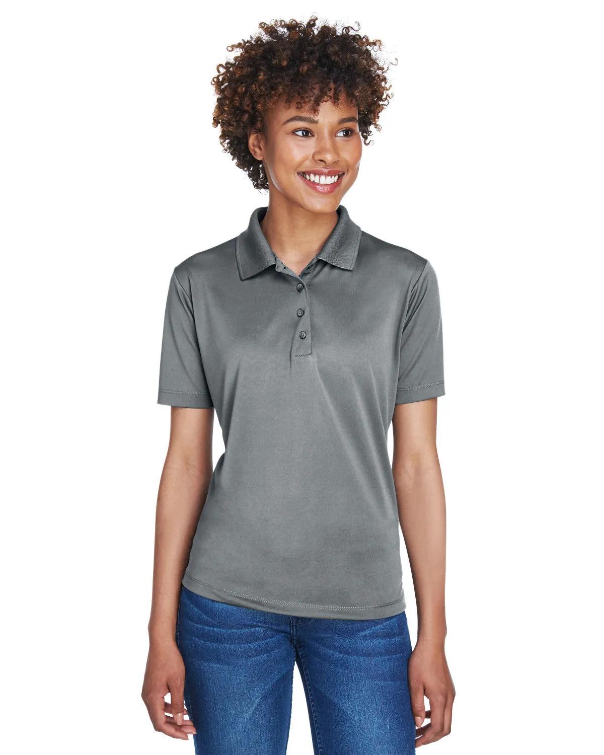 Ladies' Cool & Dry 8-Star Elite Performance Interlock Polo 3 of 62