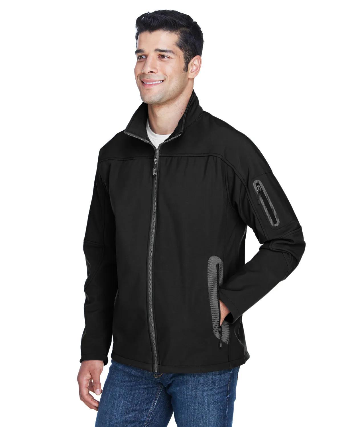 Men's Three-Layer Fleece Bonded Soft Shell Technical Jacket 8 of 17