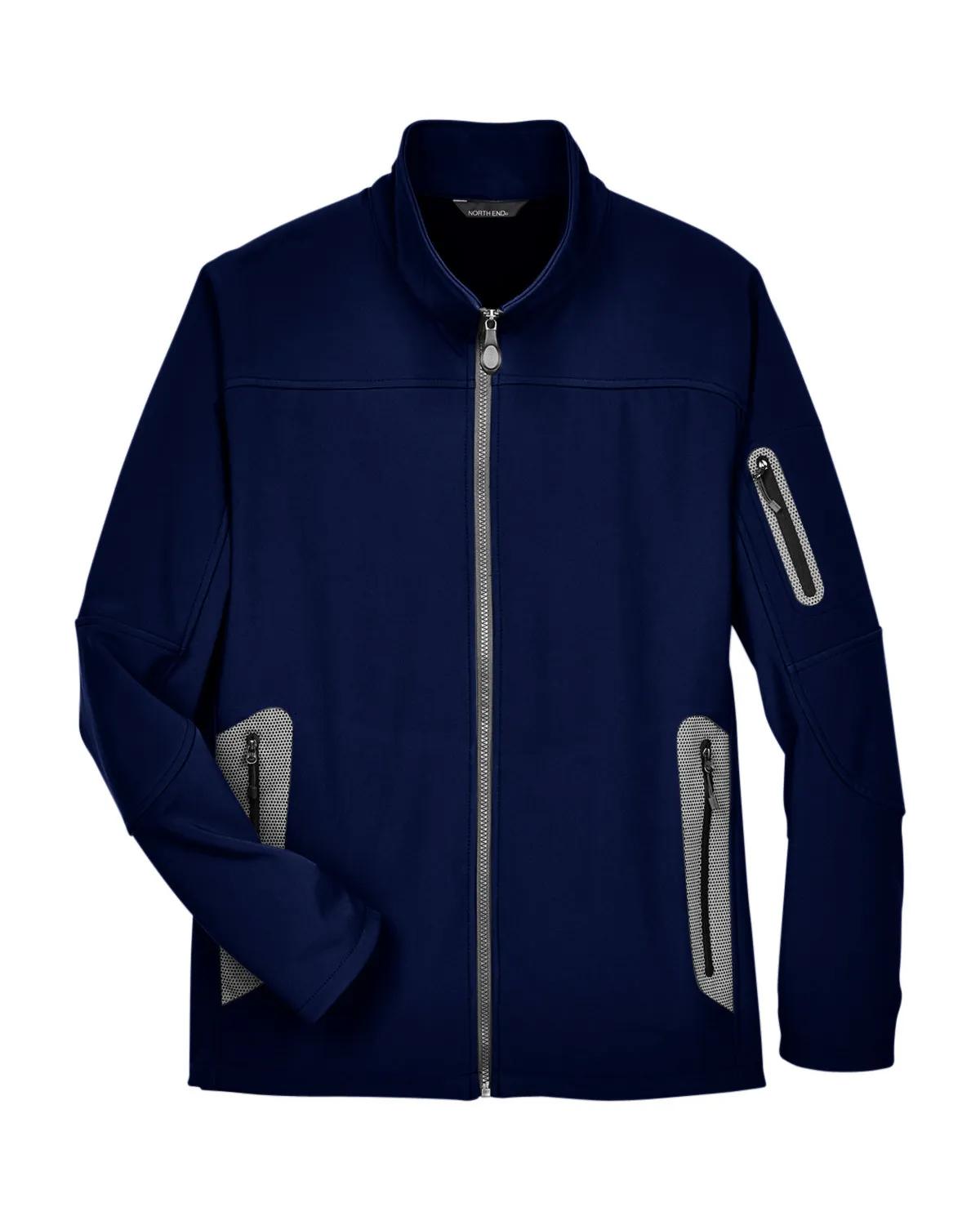 Men's Three-Layer Fleece Bonded Soft Shell Technical Jacket 16 of 17