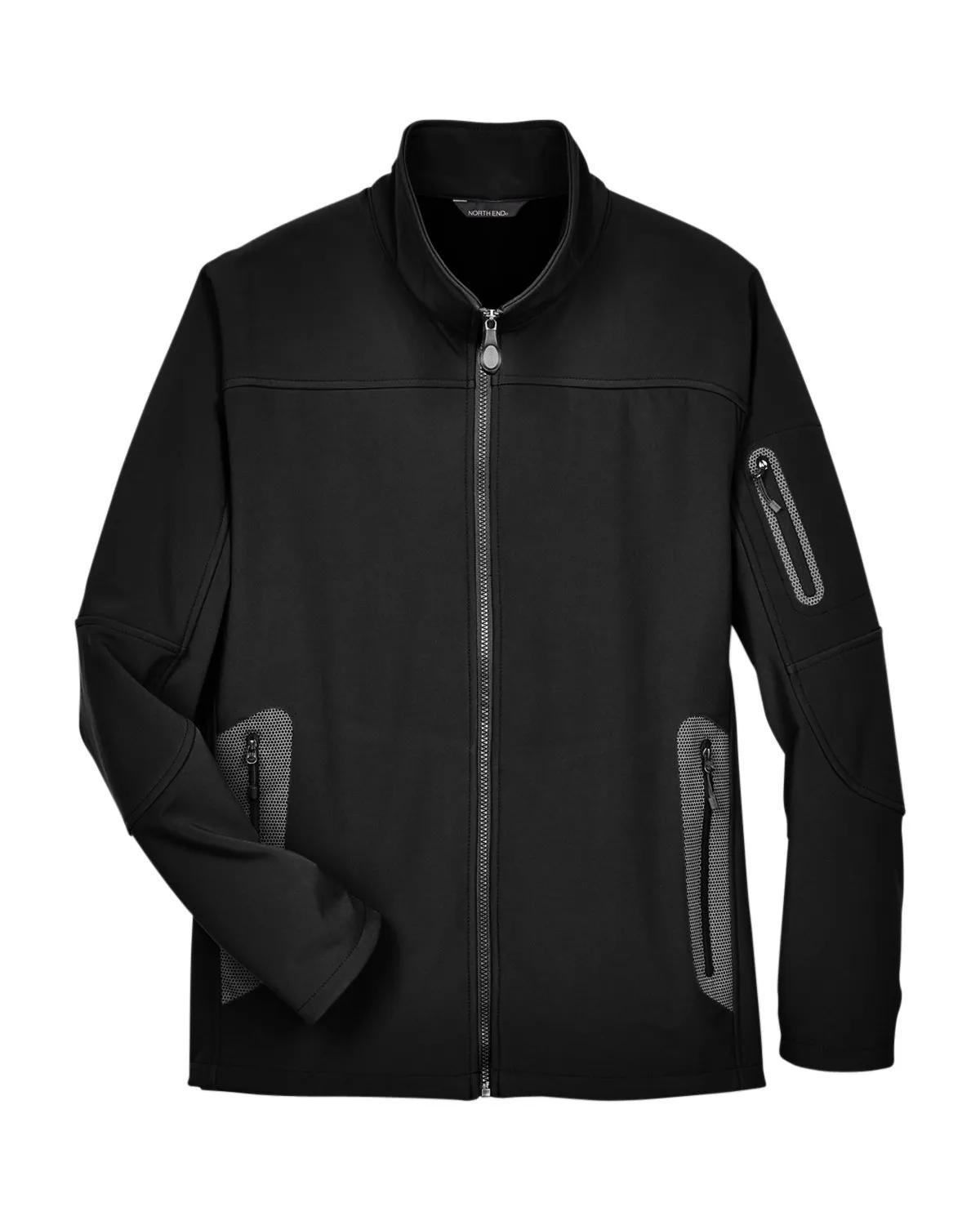 Men's Three-Layer Fleece Bonded Soft Shell Technical Jacket 8 of 17