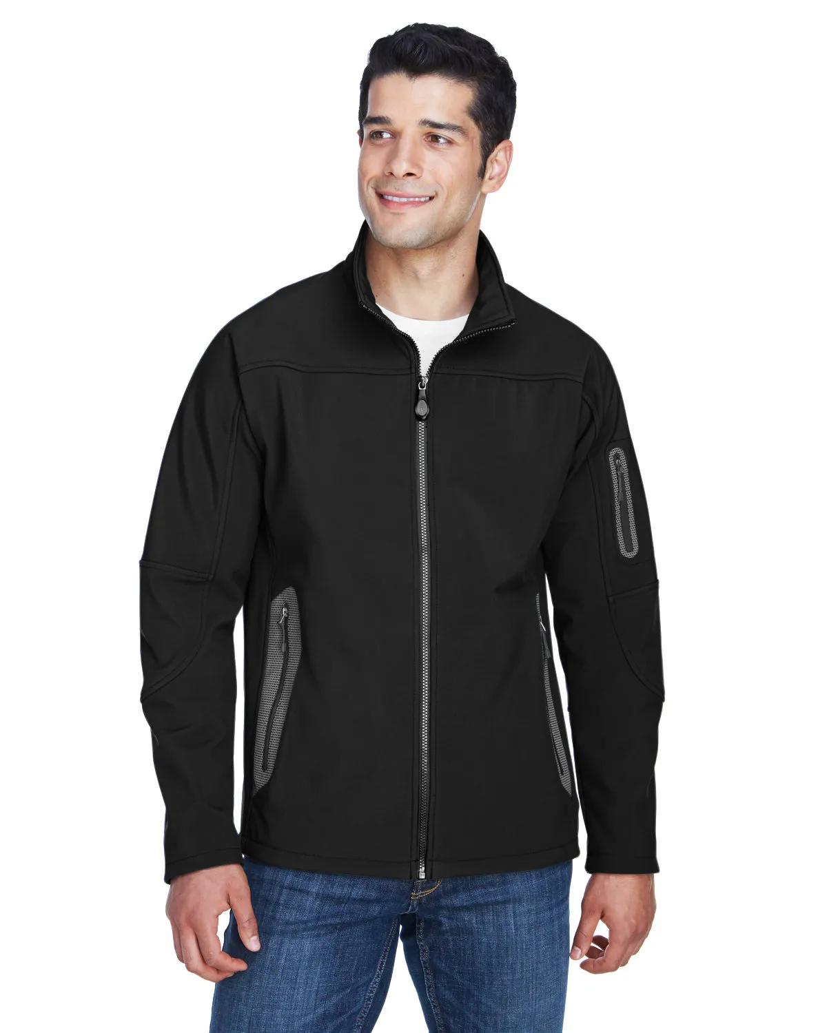 Men's Three-Layer Fleece Bonded Soft Shell Technical Jacket 1 of 17