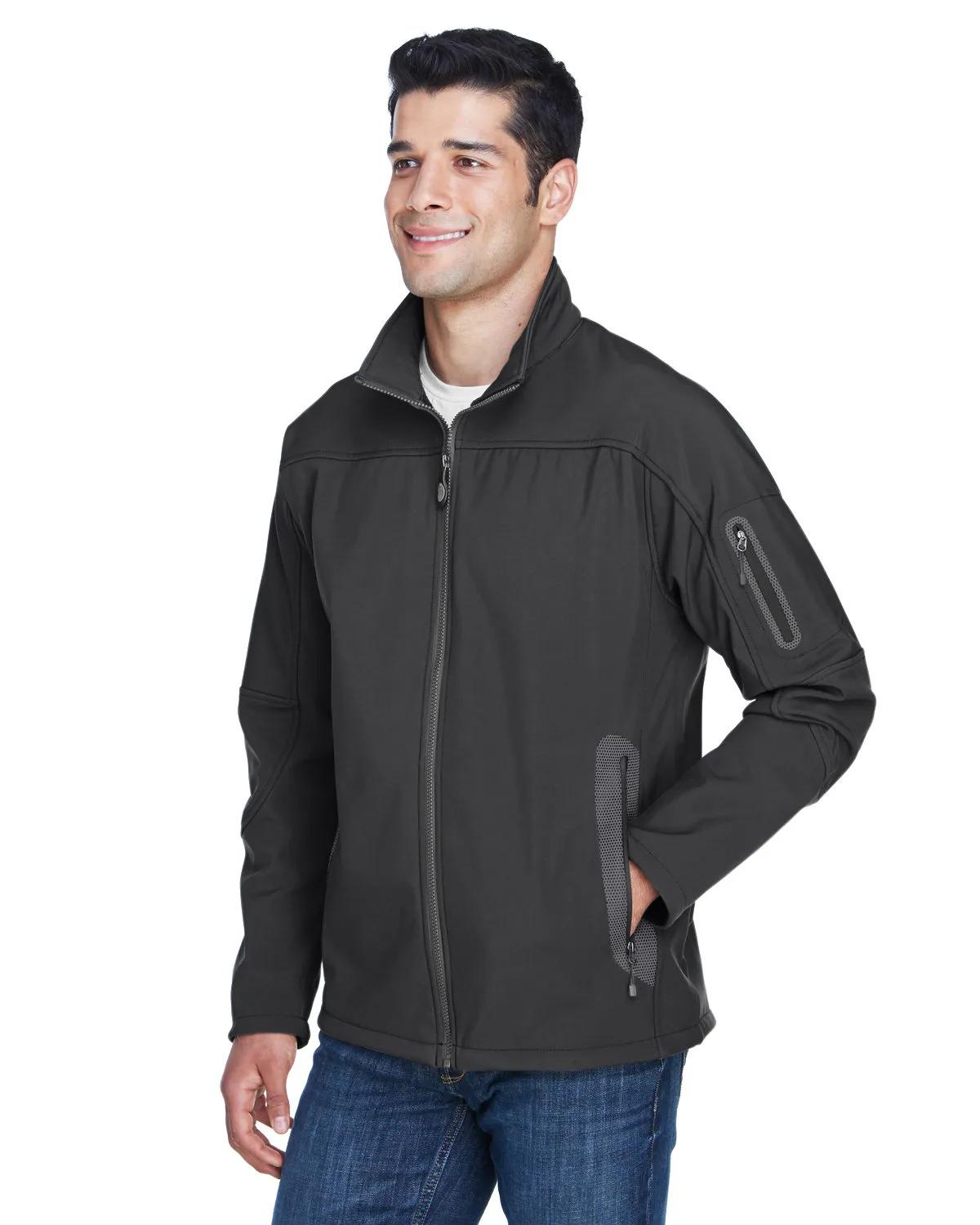 Men's Three-Layer Fleece Bonded Soft Shell Technical Jacket 14 of 17